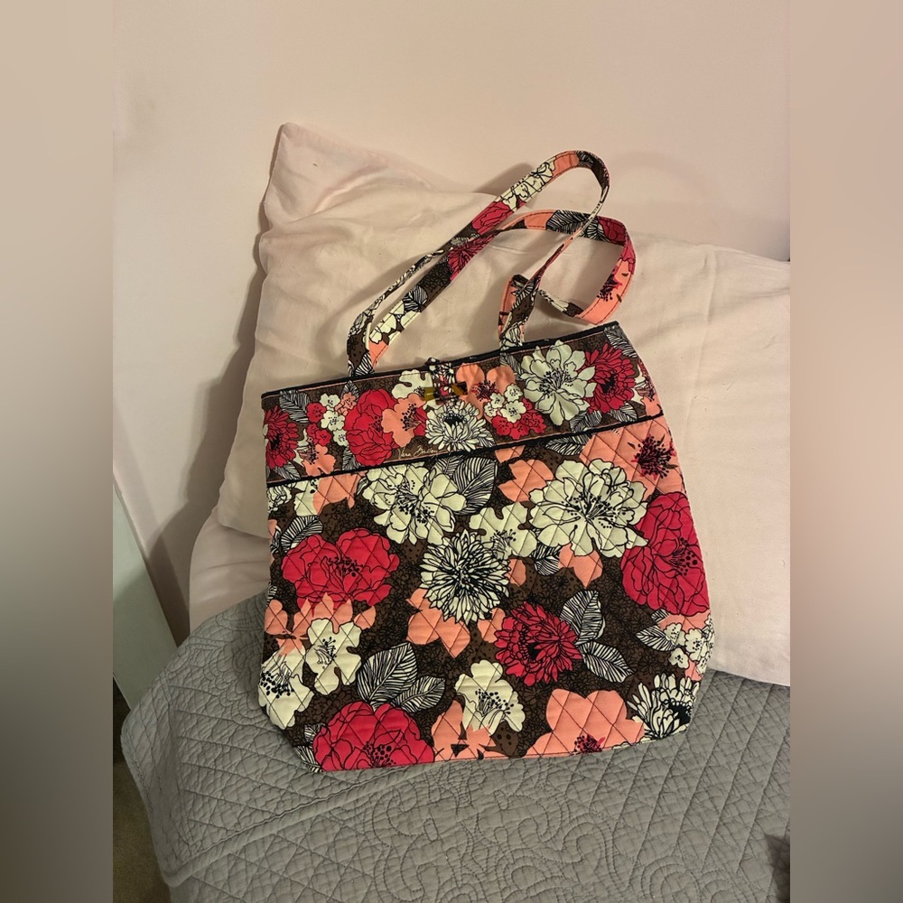 Vibrant Floral Tote Bag